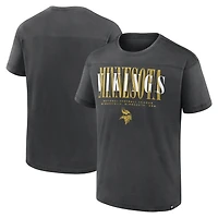 T-shirt décontracté pour homme Fanatics noir Minnesota Vikings