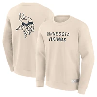 Sweat-shirt à capuche pour homme Fanatics crème Minnesota Vikings Elements Future Ground Lettering