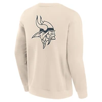 Sweat-shirt à capuche pour homme Fanatics crème Minnesota Vikings Elements Future Ground Lettering