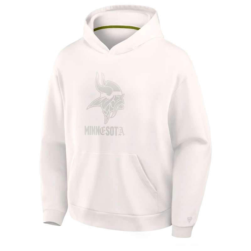 Sweat à capuche oversize crème Minnesota Vikings pour homme de Fanatics