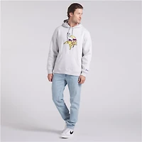 Sweat à capuche en polaire gris fanatiques pour hommes Minnesota Vikings Legacy
