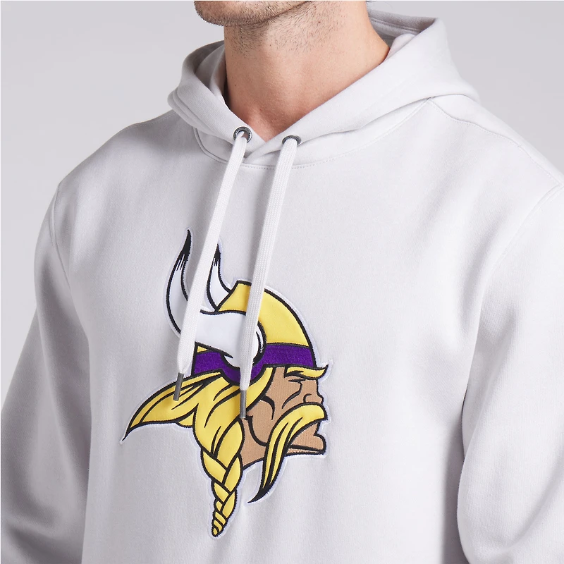 Sweat à capuche en polaire gris fanatiques pour hommes Minnesota Vikings Legacy