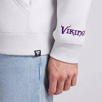 Sweat à capuche en polaire gris fanatiques pour hommes Minnesota Vikings Legacy