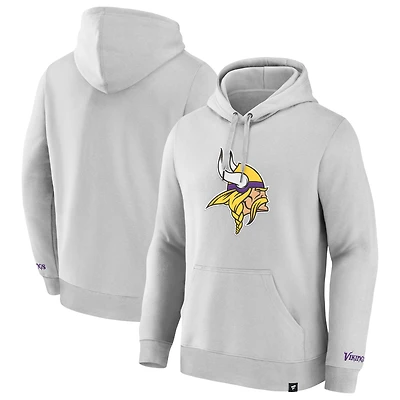 Sweat à capuche en polaire gris fanatiques pour hommes Minnesota Vikings Legacy