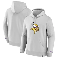 Sweat à capuche en polaire gris fanatiques pour hommes Minnesota Vikings Legacy