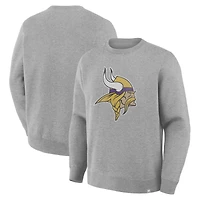Sweat-shirt Fanatics Legacy gris chiné pour homme