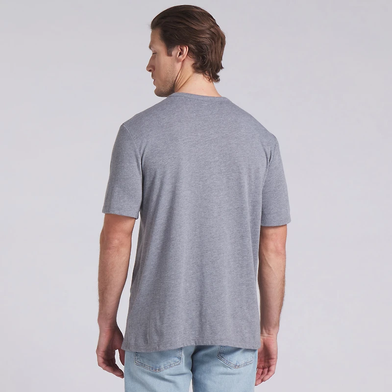 Men's Fanatics Heather Gray Minnesota Vikings Pass Rush Tri-Blend T-Shirt