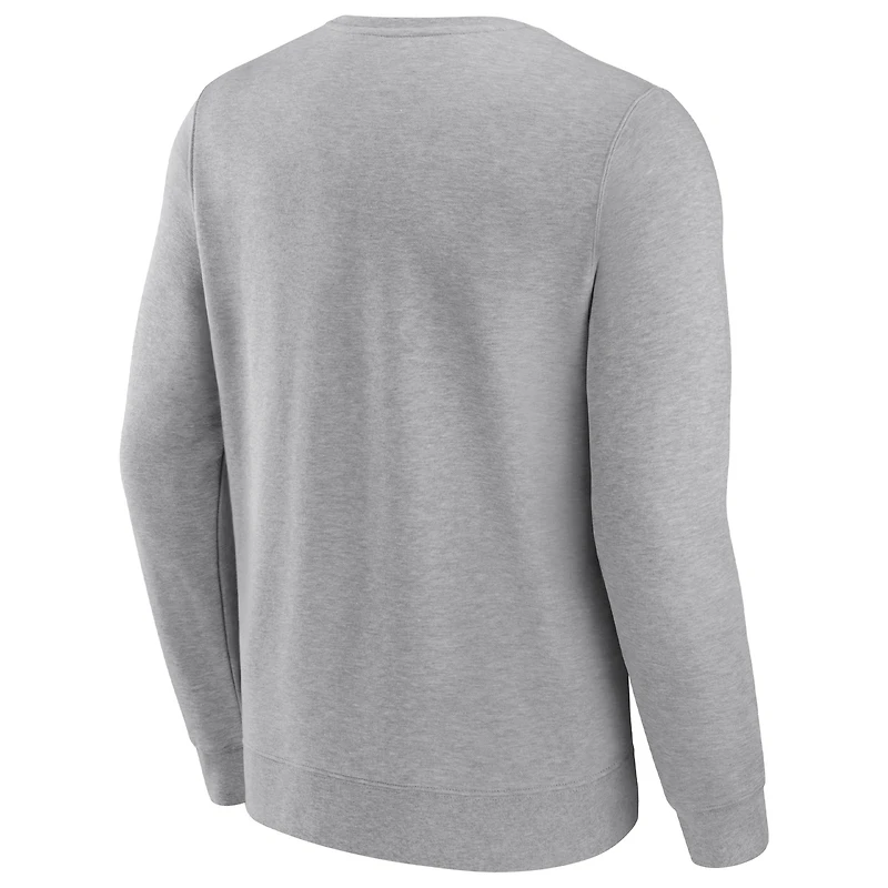Men's Fanatics Heathered Gray Minnesota Vikings Playability Pullover Sweatshirt