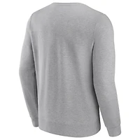 Men's Fanatics Heathered Gray Minnesota Vikings Playability Pullover Sweatshirt