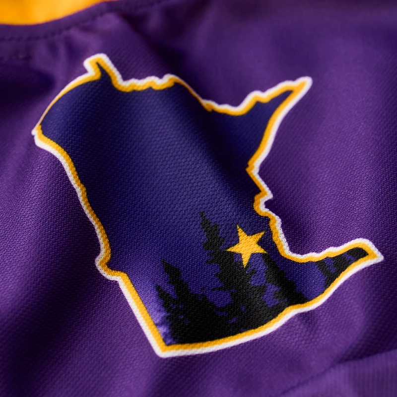 Men's Fanatics Justin Jefferson Purple Minnesota Vikings Hockey Jersey