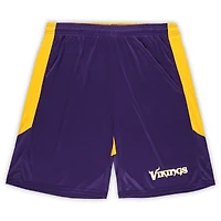 Men's Fanatics Purple/Gold Minnesota Vikings Big & Tall Launch Shorts