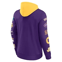 Men's Fanatics  Purple/Gold Minnesota Vikings Patched Out Pullover Hoodie