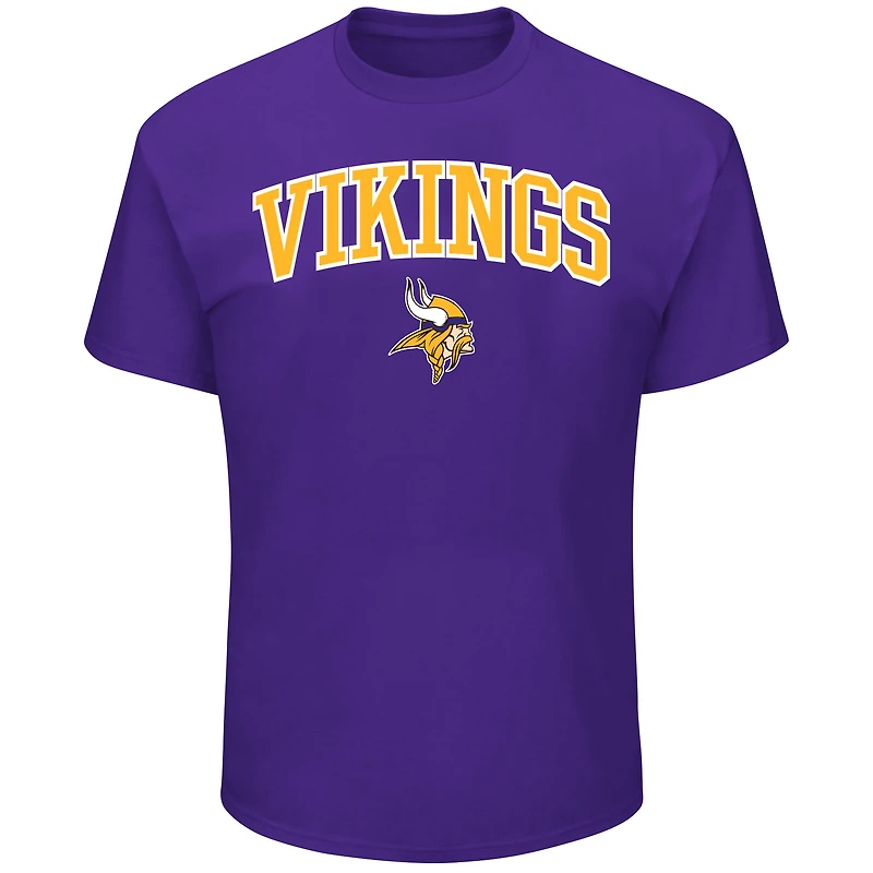 Men's Fanatics Purple Minnesota Vikings Big & Tall Arch Logo T-Shirt