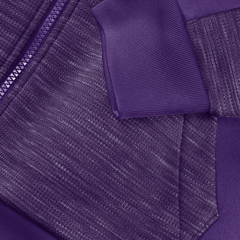 Sweat à capuche zippé violet Fanatics des Minnesota Vikings Checkdown Pass pour homme