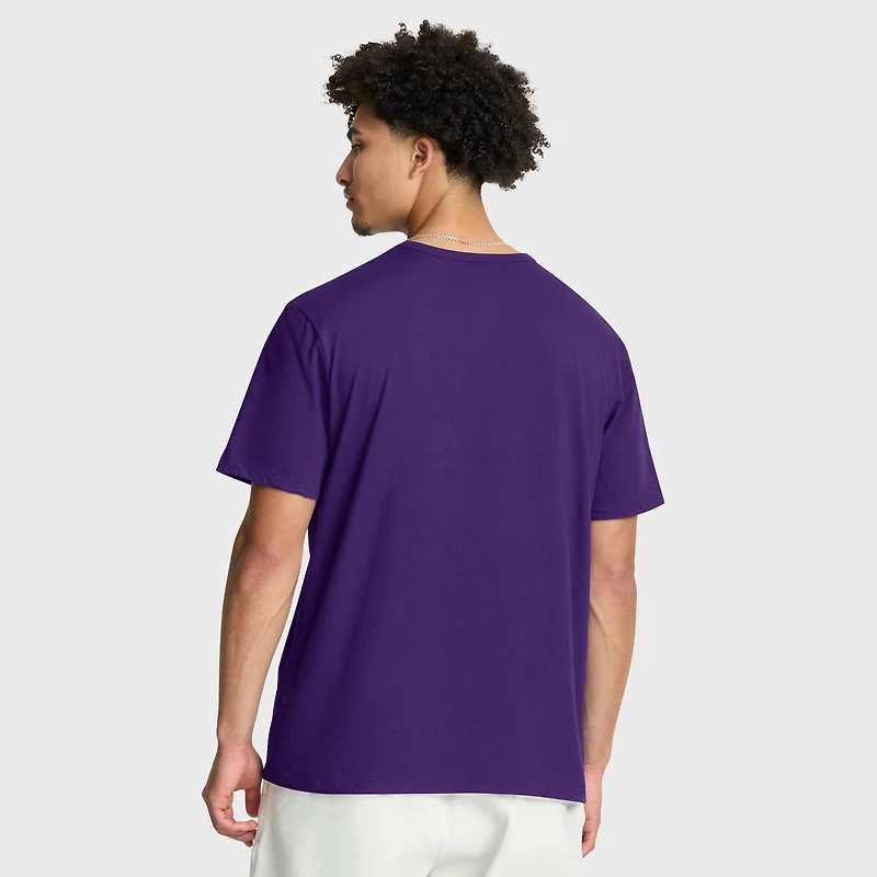 T-shirt violet Fanatics pour homme, motif Chop Block Legacy des Vikings du Minnesota