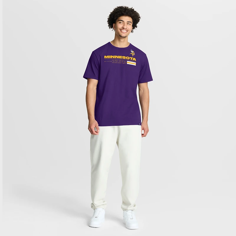 T-shirt violet Fanatics pour homme, motif Chop Block Legacy des Vikings du Minnesota