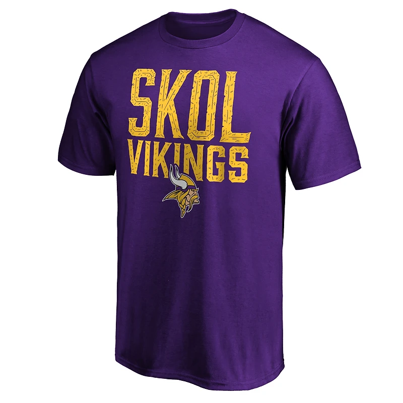 Men's Fanatics Purple Minnesota Vikings Hometown Skol T-Shirt