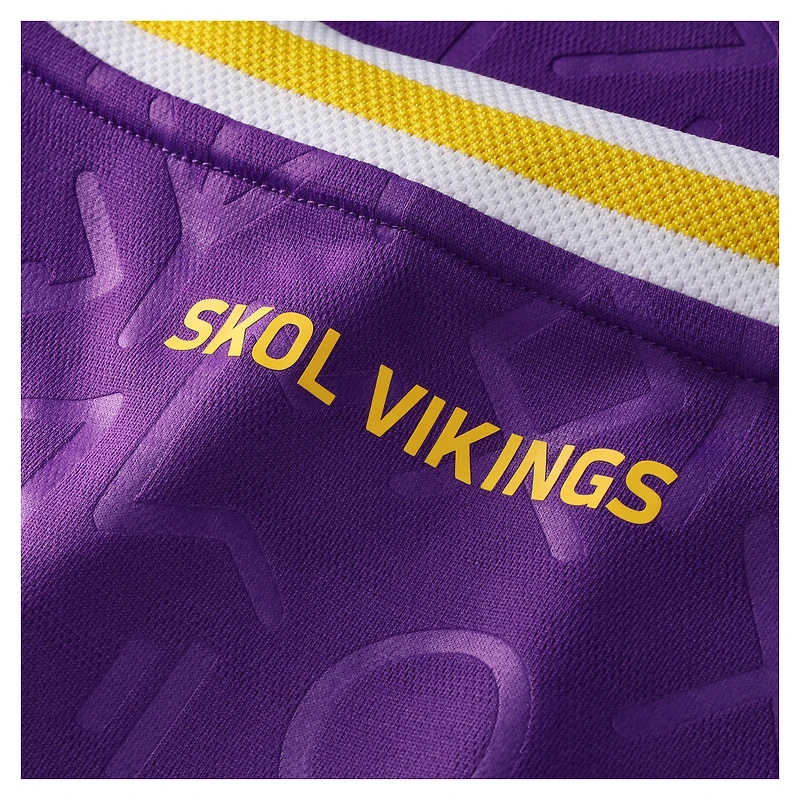 Haut violet Fanatics pour homme des Vikings du Minnesota NFL Football x Fan
