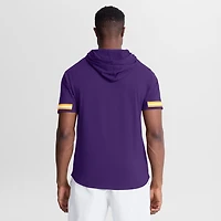 Men's Fanatics Purple Minnesota Vikings Optimal Play Short Sleeve Hooded T-Shirt