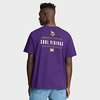 T-shirt violet Fanatics pour homme, motif Legacy des Vikings du Minnesota, avec poche passe