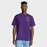 T-shirt violet Fanatics pour homme, motif Legacy des Vikings du Minnesota, avec poche passe