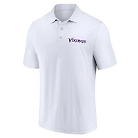 Men's Fanatics Minnesota Vikings Lockup Two-Pack Polo Set
