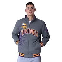 Veste réversible entièrement zippée G-III Extreme Purple Minnesota Vikings Strong Arm pour homme