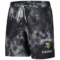 Men's G-III Sports by Carl Banks  Black Minnesota Vikings Change Up Volley Swim Trunks