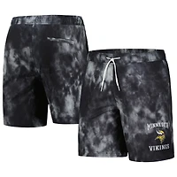 Men's G-III Sports by Carl Banks  Black Minnesota Vikings Change Up Volley Swim Trunks