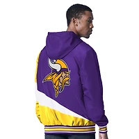 Men's G-III Sports by Carl Banks Purple/Charcoal Minnesota Vikings Dual Threat Reversable Full-Zip Hooded Jacket