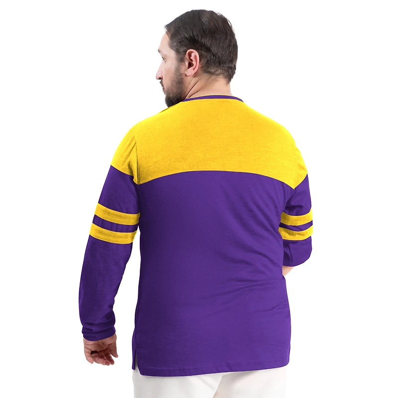 Men's G-III Sports by Carl Banks Purple/Gold Minnesota Vikings Adaptive Outlast Long Sleeve T-Shirt