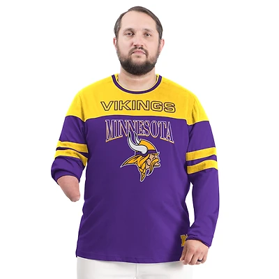 Men's G-III Sports by Carl Banks Purple/Gold Minnesota Vikings Adaptive Outlast Long Sleeve T-Shirt