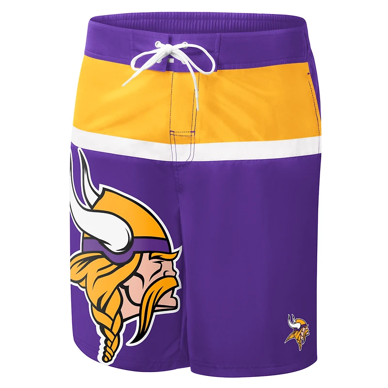 Men's G-III Sports by Carl Banks Purple Minnesota Vikings Sea Wind - Swim Trunks