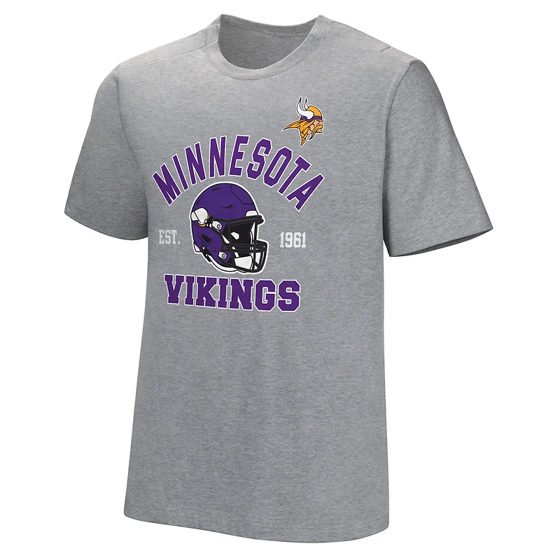 T-shirt adaptatif gris Minnesota Vikings Tackle pour hommes