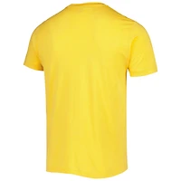 T-shirt triple mélange hommage à Randy Moss et Daunte Culpepper Heather Gold pour hommes Minnesota Vikings NFL Jam Retired