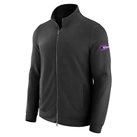 Sweat-shirt zippé QB1 noir pour homme de J. Palmer Minnesota Vikings