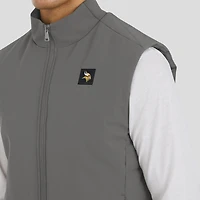 Men's J. Palmer  Graphite Minnesota Vikings Front Office Full-Zip Vest