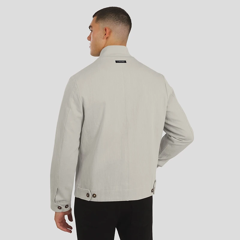 Veste zippée intégrale Air Raid grise J. Palmer pour homme des Vikings du Minnesota