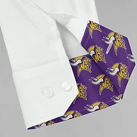 Chemise habillée boutonnée à manches longues Motion Stretch blanche Minnesota Vikings de J. Palmer pour homme