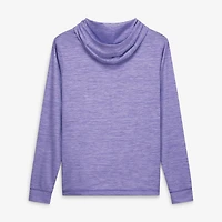 T-shirt à capuche manches longues pour homme johnnie-O Heather Purple Minnesota Vikings Talon