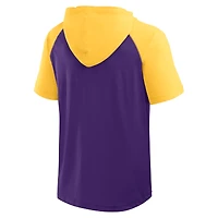 T-shirt à capuche violet avec logo athlétique pour homme des Minnesota Vikings Prime