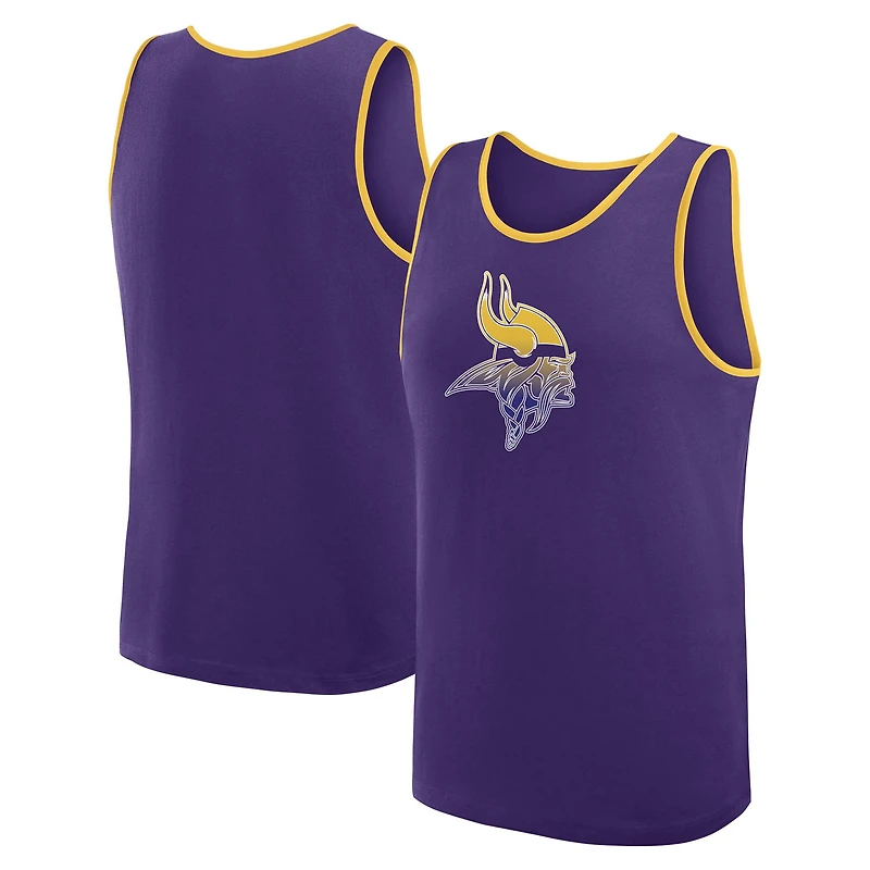 Débardeur violet à logo athlétique pour homme des Vikings du Minnesota, succès inégalé