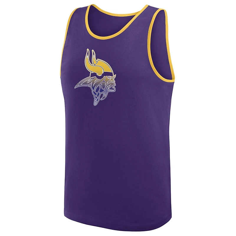 Débardeur violet à logo athlétique pour homme des Vikings du Minnesota, succès inégalé