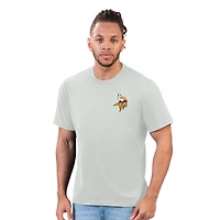 T-shirt gris pour homme Margaritaville Minnesota Vikings Time Flies