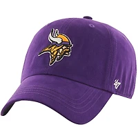 Casquette ajustable pour homme Minnesota Vikings '47 Brand Purple Cleanup