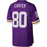 Men's Mitchell & Ness Cris Carter Purple Minnesota Vikings Legacy Replica Jersey