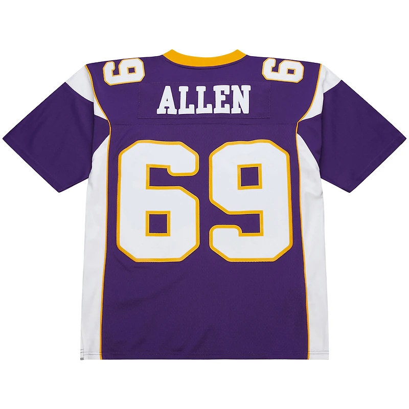 Maillot réplique violet Mitchell & Ness Jared Allen des Minnesota Vikings 2011 Legacy pour homme