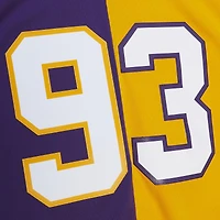 Maillot réplique Mitchell & Ness John Randle violet/or Minnesota Vikings 1998 Split Legacy pour homme