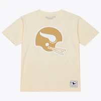 Men's Mitchell & Ness Randy Moss Cream Minnesota Vikings Sandman Name Number T-Shirt