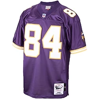 Maillot de joueur retraité authentique Mitchell & Ness Randy Moss violet Minnesota Vikings 1998 pour hommes
